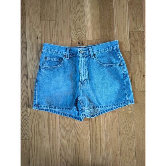 Vintage Old Navy Mid-rise 3" Jean Shorts Size 8 - Picture 1 of 4